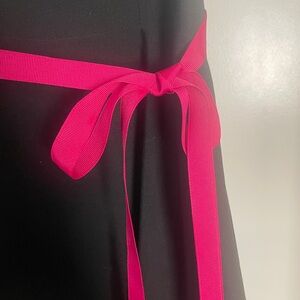 Vintage Black and Fuschia Pink Formal Dress